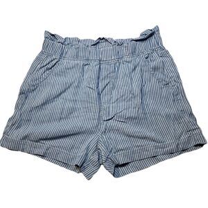 THREAD AND SUPPLY Fake Denim Shorts